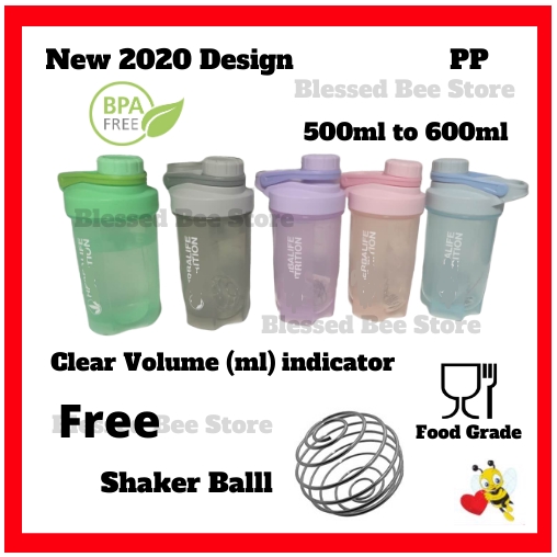 Premium 2020 New Design Food Grade Shaker PP FREE Shaker Ball BPA FREE ...