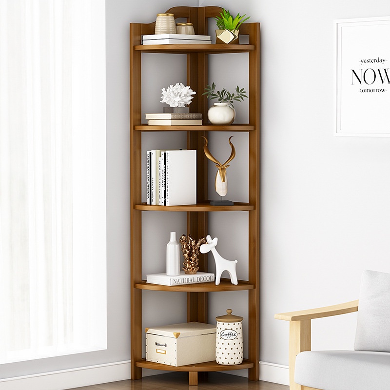 Corner Shelf Book Shelf Book Cabinet Decorative Shelf Display Rack ...