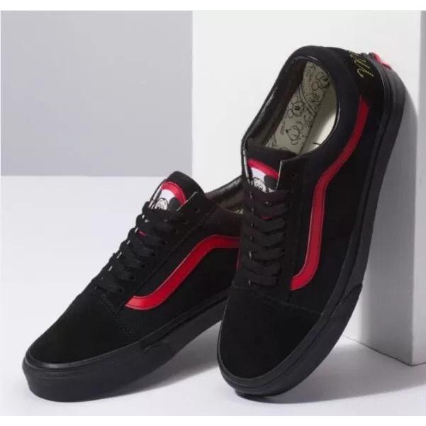 Vans Old Skool Mickey Mouse Club Black Shopee Malaysia