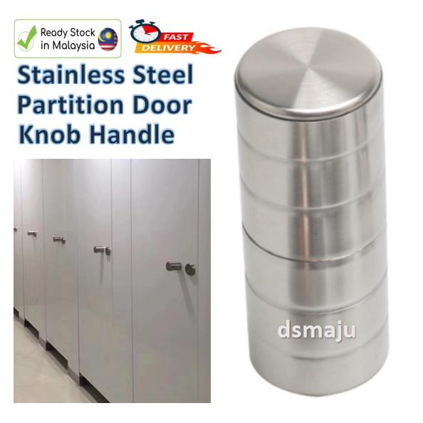Stainless Steel Door Knob Partition Handle Toilet Door Knob Restroom