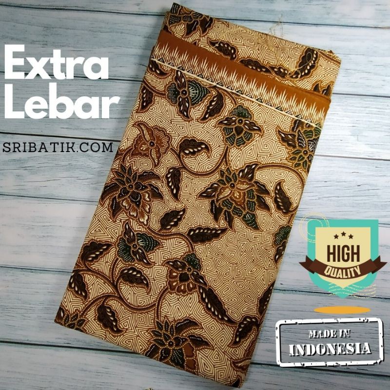 Kain Batik Lepas Premium Cotton 100 MRS Extra Lebar Jawa Indonesia