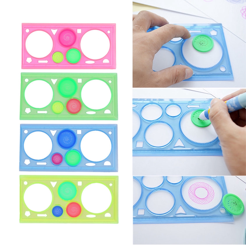 EH Multifunctional Spirograph Geometric Ruler Children Students Drawing ...