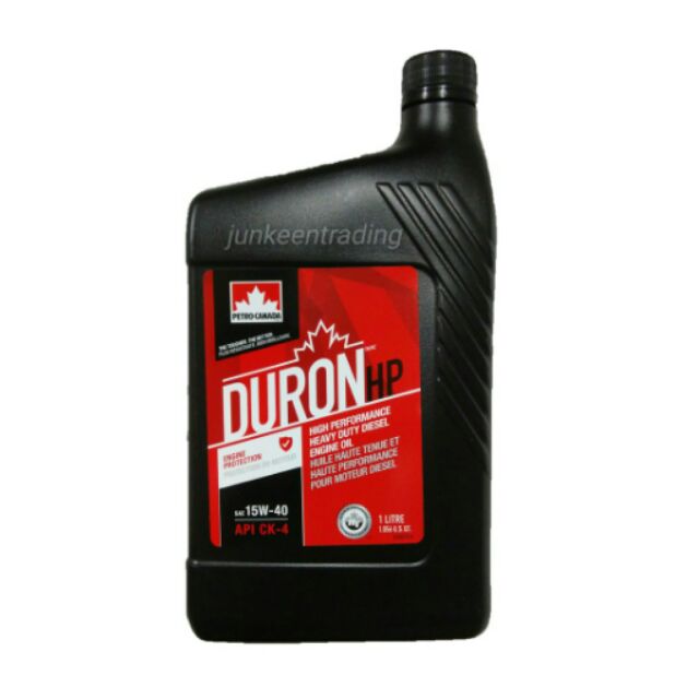 1L Petro-Canada Duron HP 15W-40 15W40 Heavy Duty Engine Oil HDEO 
