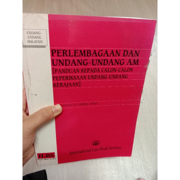 Buku Perlembagaan Dan Undang-undang AM (panduan Kepada Calon-calon ...