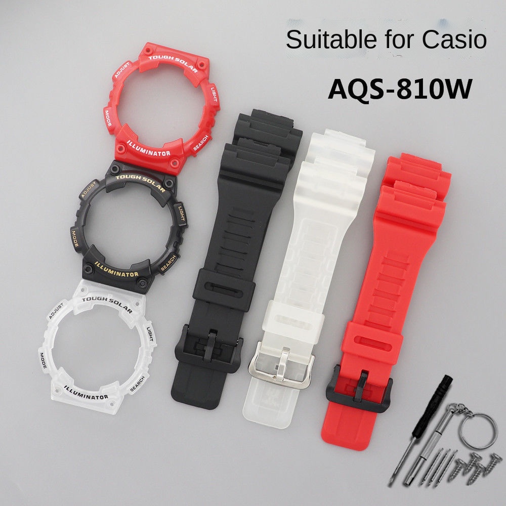 Casio CASIO g shock Replacement Watch Strap Sports Watch Case Accessories Suitable for AQ S810W AQS810W 5208 Shopee Malaysia