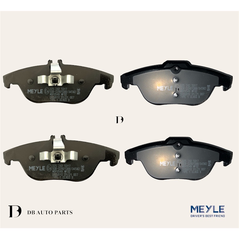 MEYLE MERCEDES BENZ CCLASS W204 C180 C200 C220 REAR BRAKE PADS SET