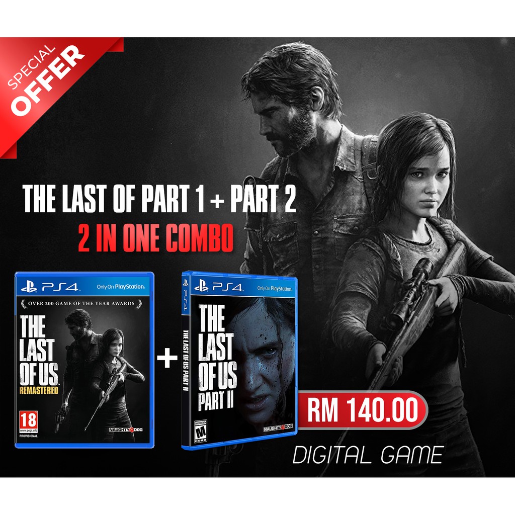 PS4 THE LAST OF US PART 1 PART 2 BUNDLE THE LAST OF US PART II Shopee Malaysia