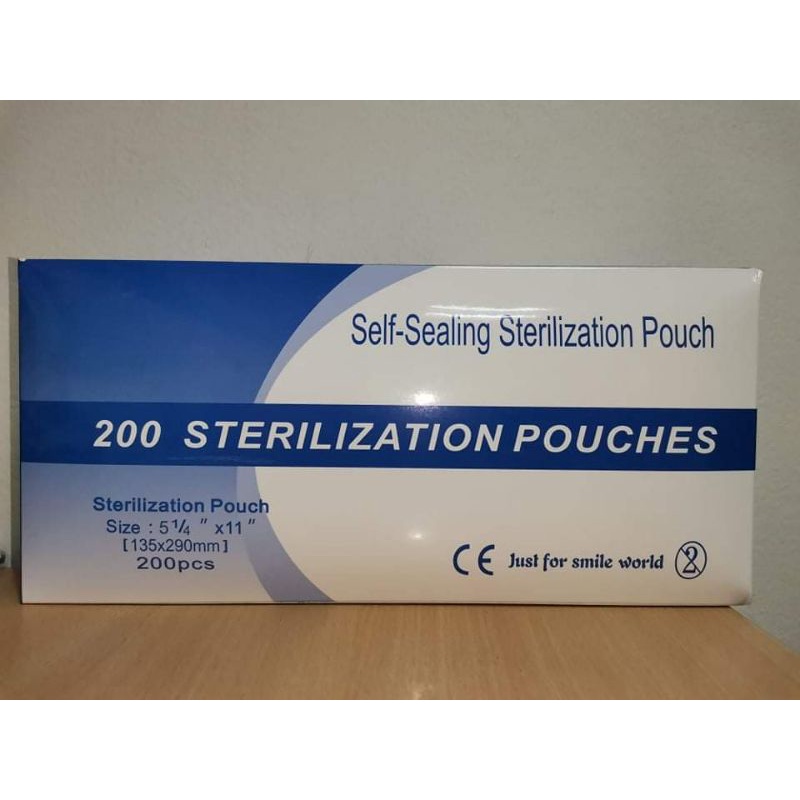 Selfsealing Sterilization pouch 135mm*290mm(200Pcs) 5.25”x11” Dental