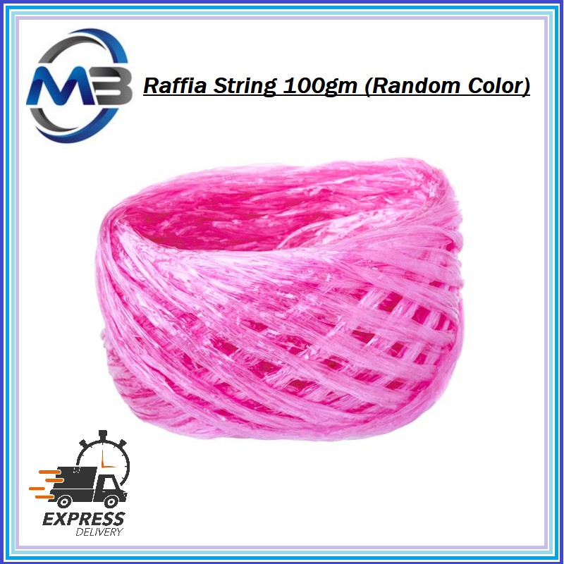 Raffia String 100gm Random Colour Tali Rafia Shopee Malaysia