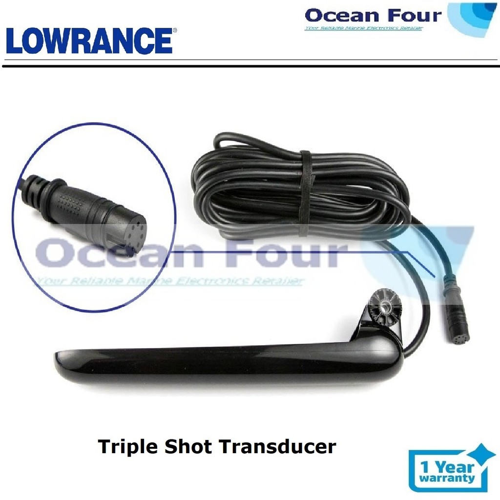 LOWRANCE HOOK REVEAL TripleShot Transducer Shopee Malaysia