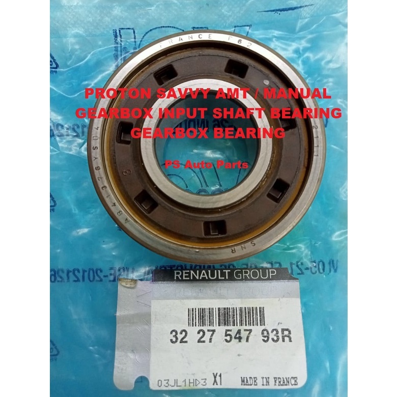 Proton Savvy Gearbox Bearing Original Renault Savvy Gearbox Input Shaft ...