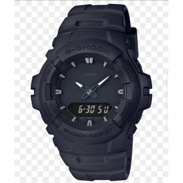 Casio original G-Shock Men's Black Resin Strap Watch G-100BB-1A