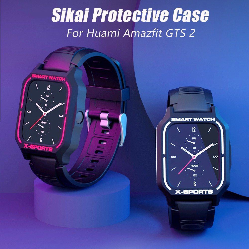 Full Screen Protector Case for Huami Amazfit GTS 2, GTS 2e Cover