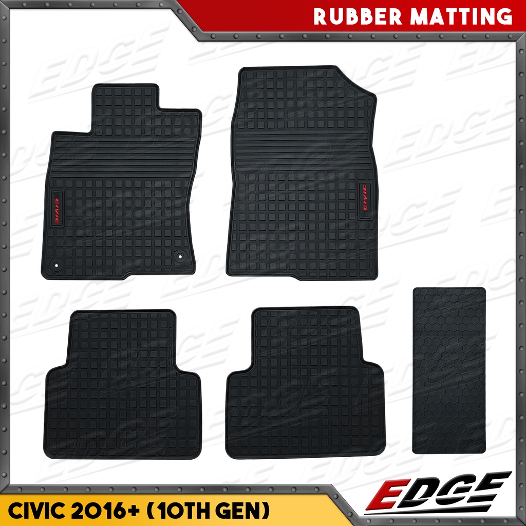 Honda CIVIC 20162021 (10th Gen) Premium Rubber Matting // car mat
