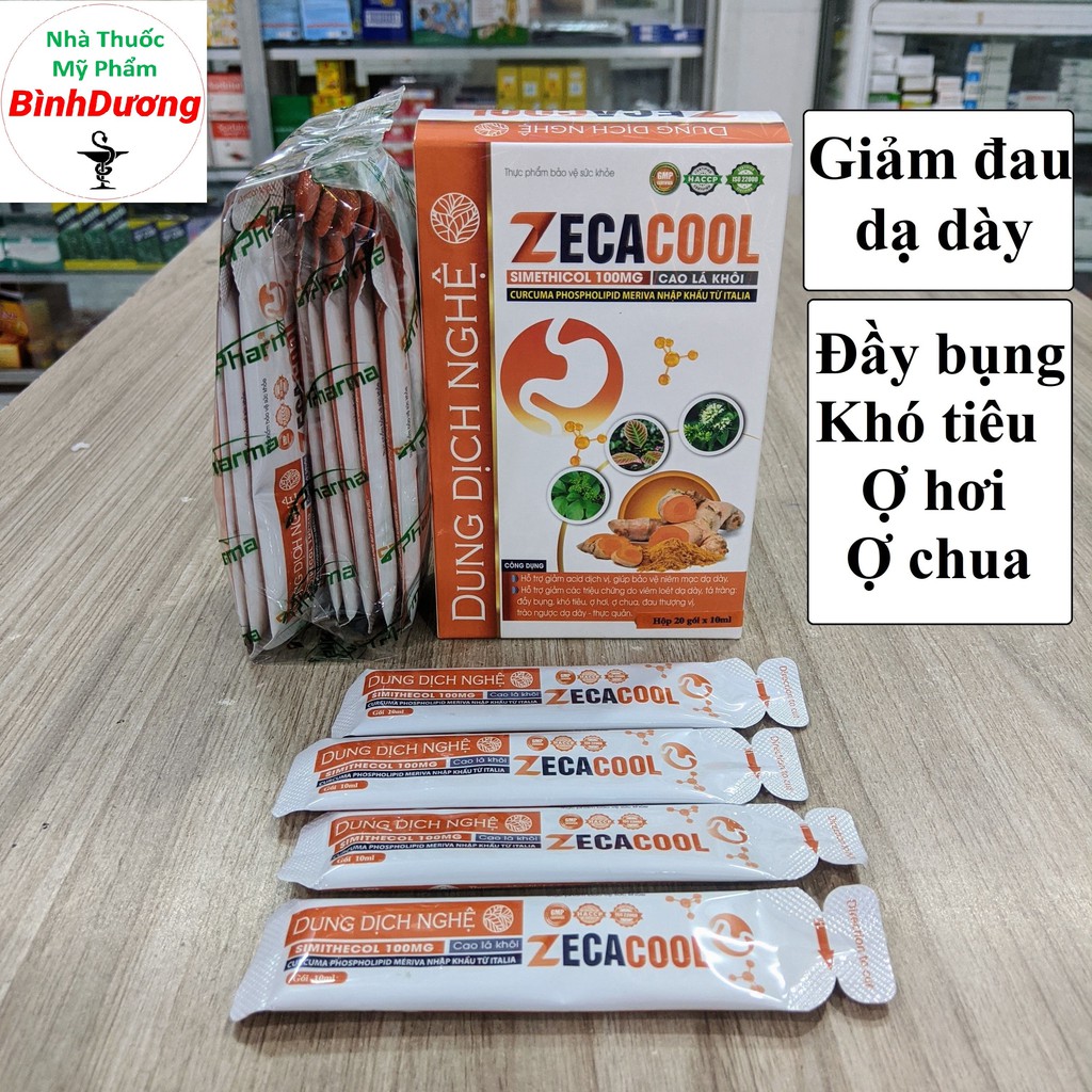 Zecacool Turmeric Solution Stomach Pain Relief Drink Package Reduces ...