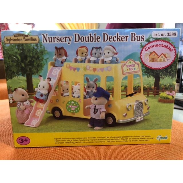 Sylvanian Families Nursery Double Decker Bus - Toys At Foys