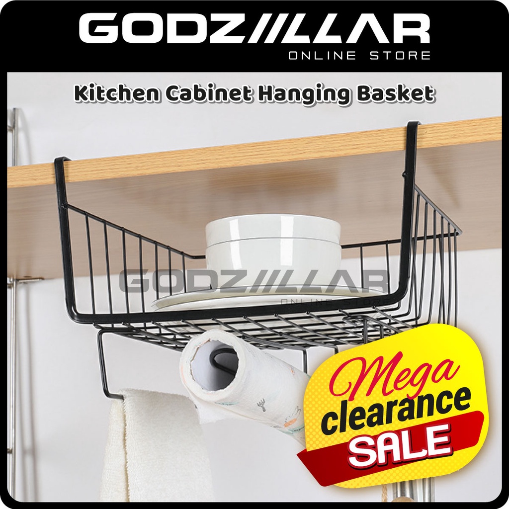 (Stock Clearance) Kitchen Under Hanging Basket Multipurpose