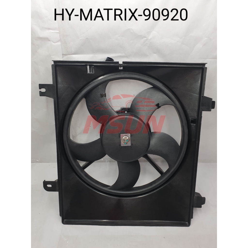 RADIATOR / AIR COND FAN MOTOR ASSEMBLY WITH BLADE / GUARD HYUNDAI ...