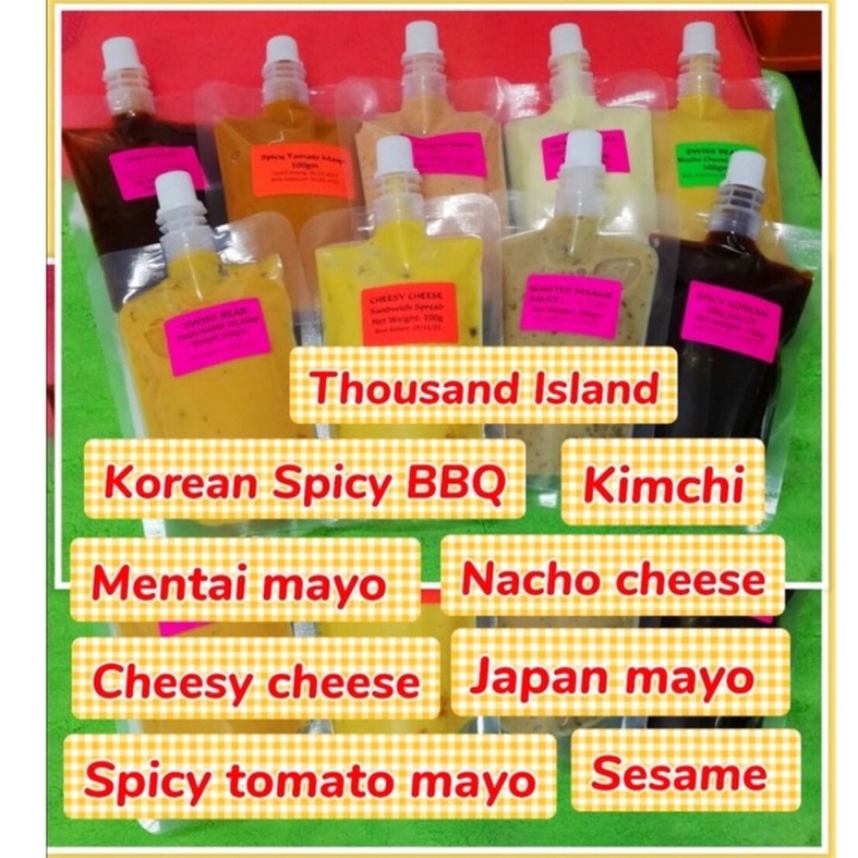 Kewpie 100g Halal Japan Mayonnaise Cheesy Cheese Kimchi Spicy tomato