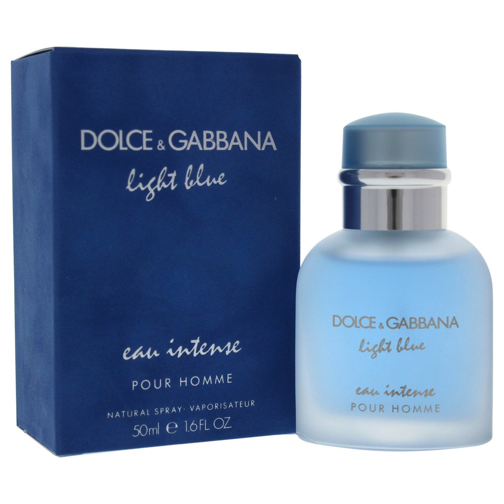 ORIGINAL Dolce & Gabbana Light Blue Eau Intense Pour Homme 50ML EDP ...