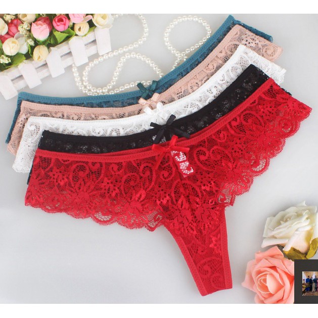 Ready Stock Malaysia!!! Woman Lace Thong G-String Sexy Panty T