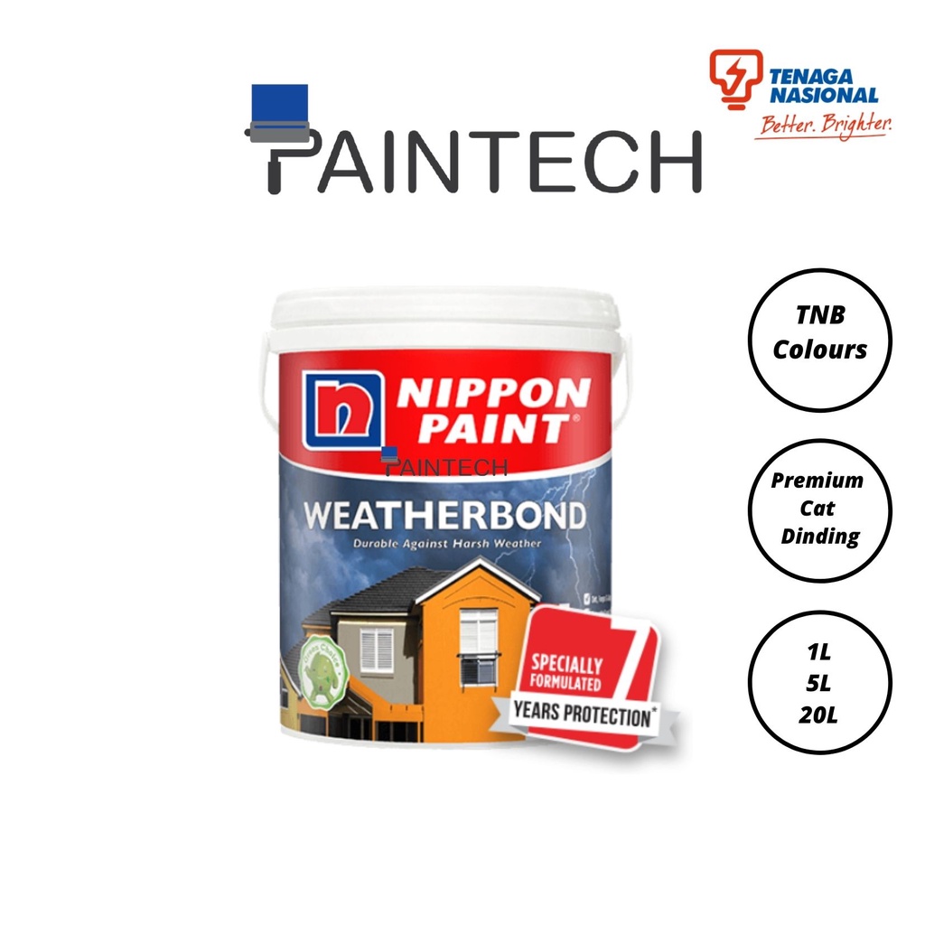 Nippon Weatherbond Paint/ Jotun Jotashield Antifade Colour TNB Sub