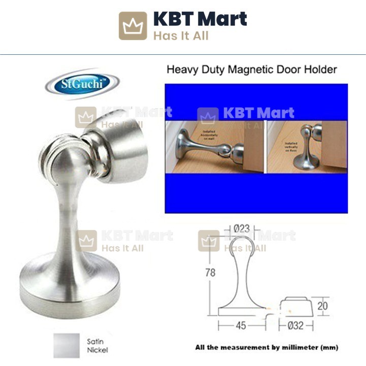 [ 1 UNIT ] St Guchi SGHD03 Heavy Duty Door Holder Door Stopper