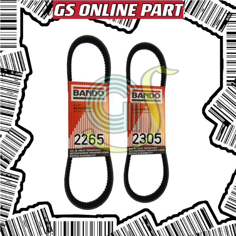 Alternator Belt Air Cond Belt Perodua Kancil 660 850 (2265)(2305) Bando