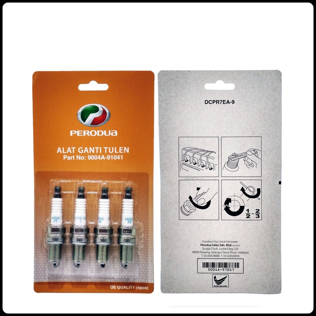 Perodua Myvi (2007-2017) / Alza Original Spark Plug ( 9004A-71R04 ...