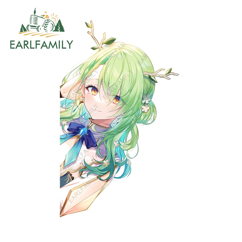 EARLFAMILY 13cm x 7.8cm Hololive Ceres Fauna Car Stickers Surfboard ...