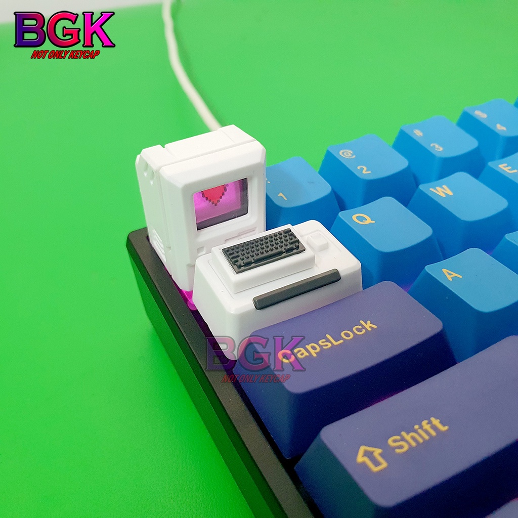 Unique Macintosh Keycap Set Through Plastic LED that can replace odd ...