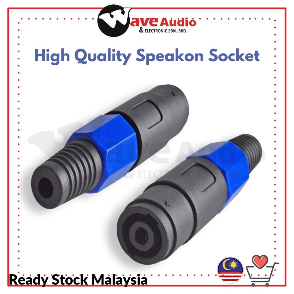 4 Pole Speakon Socket Female Compatible Audio Connectors | Shopee Malaysia