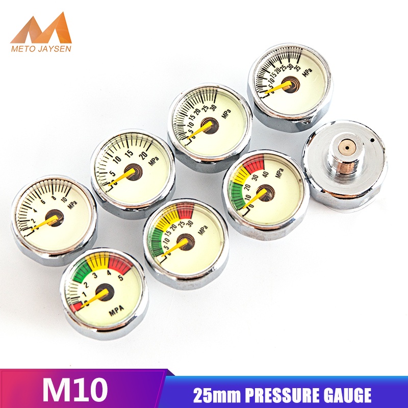 Mini Manometer Mit M8/M10 Gewinde – 5-40MPa / 300-6000psi, Kleine Druckmessuhr Für Luft, Öl & Wasser, Zuverlässig & Korrosionsbeständig