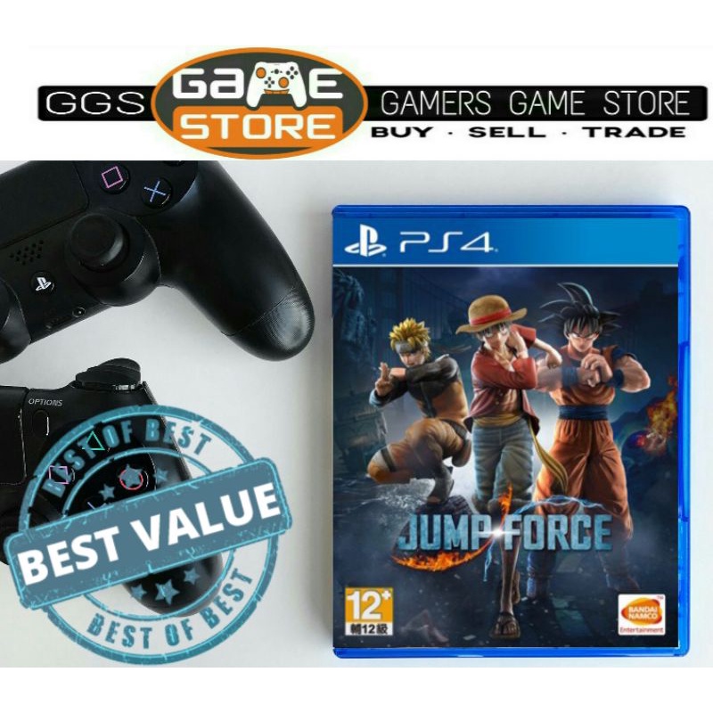 JUMP FORCE PS4 GAME ORIGINAL PHYSICAL DISK SECOND HAND / USED | Shopee ...