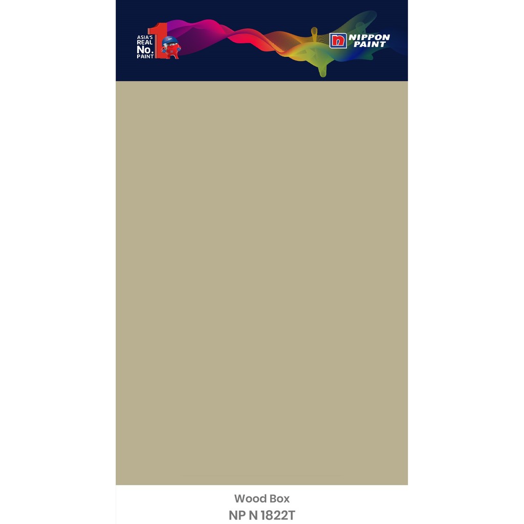 NIPPON 5 LITER N1822T WOOD BOX INTERIOR EXTERIOR WALL PAINT/WOOD METAL