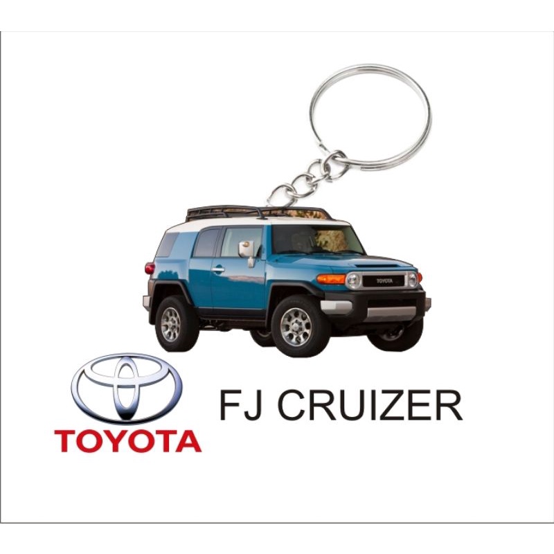 toyota FJ cruiser blue keychain 2d Shopee Malaysia