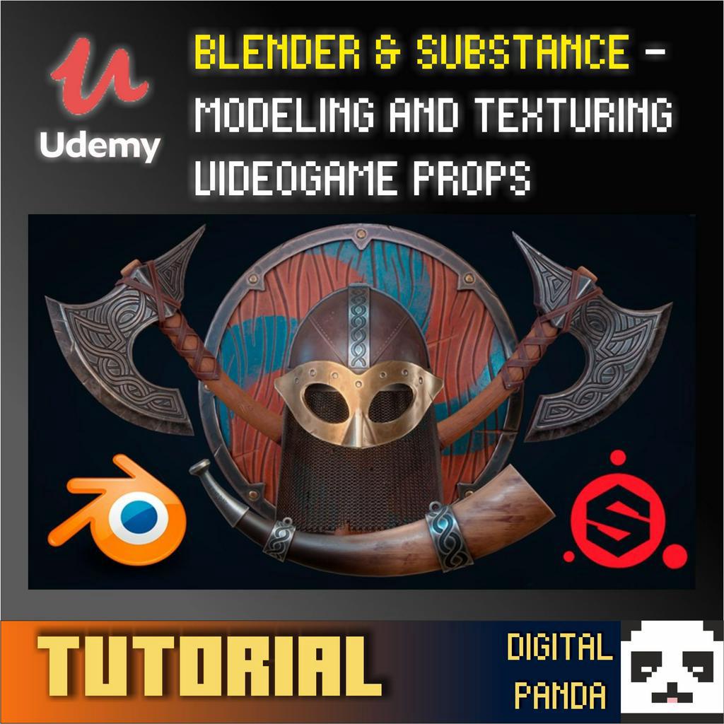 [ FULL TUTORIAL] BLENDER & SUBSTANCE - MODELING AND TEXTURING VIDEOGAME ...