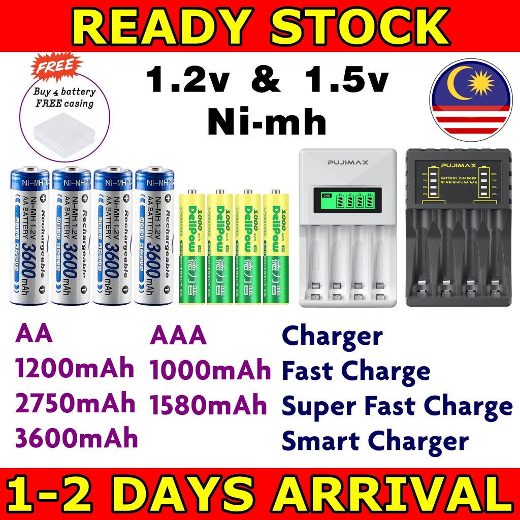 Lot De 2 Piles Rechargeable HR-03 AAA LR03 Plus 750 MAh DURACELL