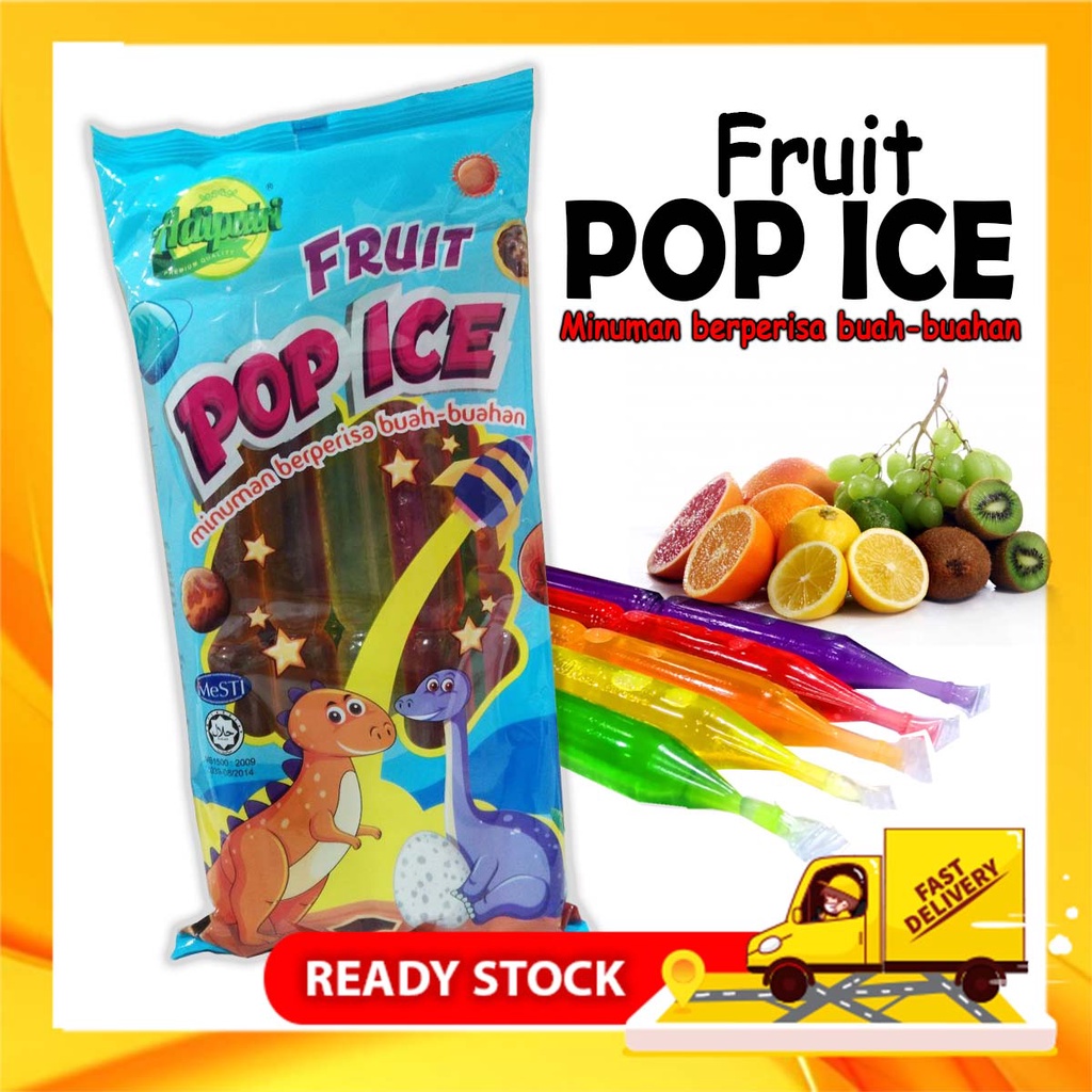 Adiputri Fruity Pop Ice/ Minumann berperisa buah-buahan 75mlx10pcs/pack ...