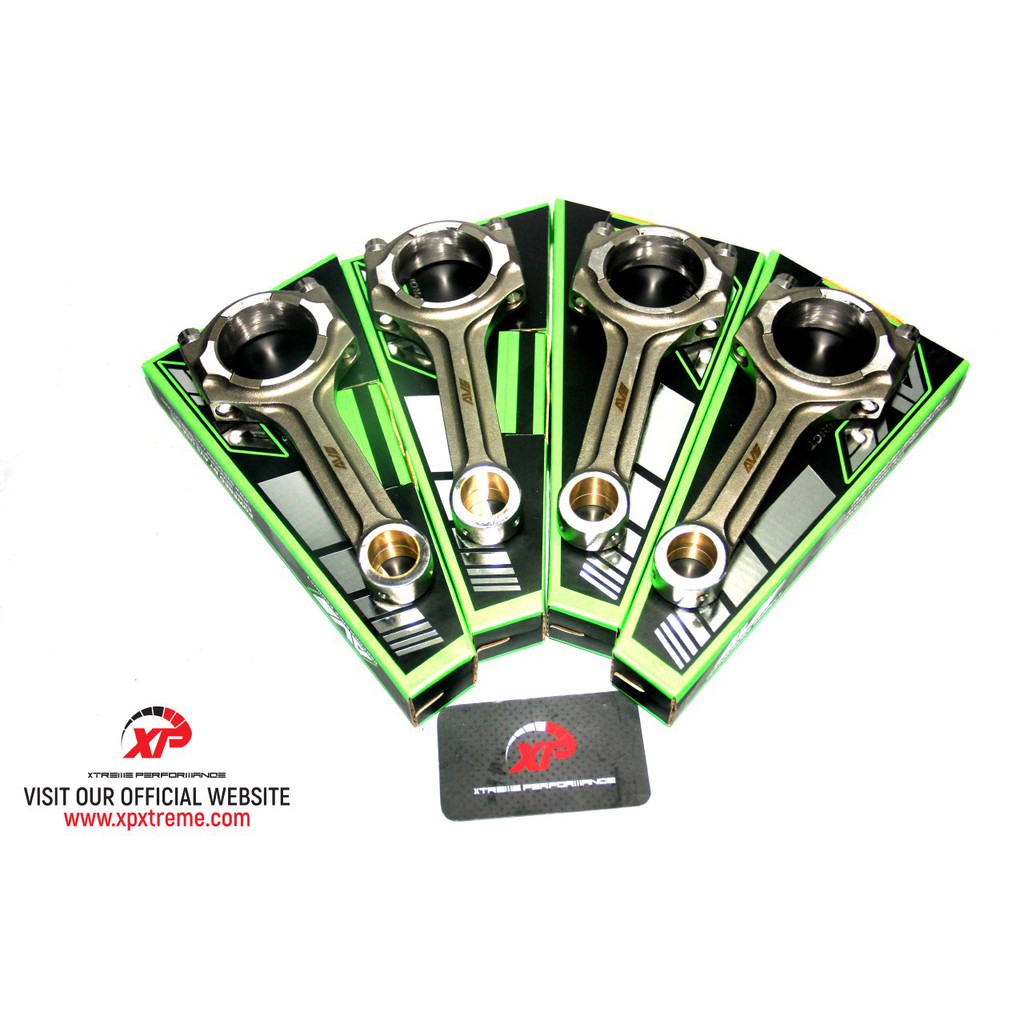 King Engine Bearings Connecting Rod Set – HP Bi-Metal Racing Series – Fits B20B B20Z D16A D16Y Civic CRX CR-V Integra