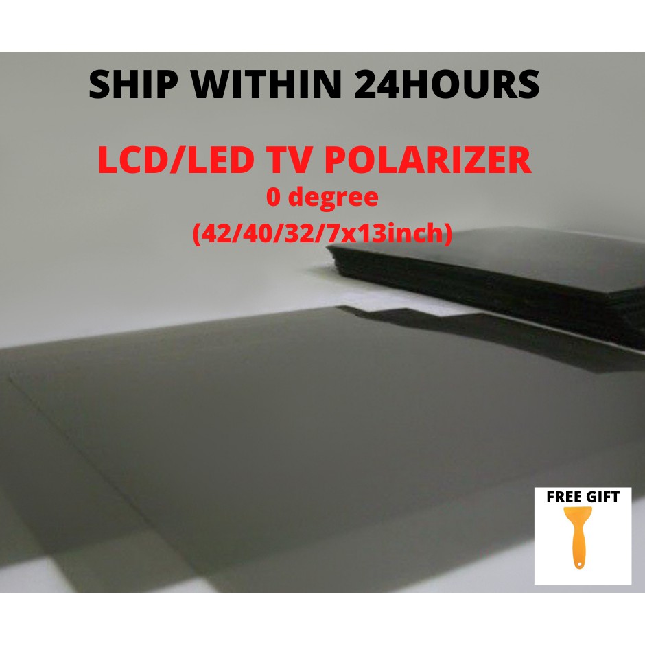 polarizer tv tinted film tv polarized 27" 32" 40" 42" inch tinted tv lcd led tv 0 degree tinted tv polarizing film
