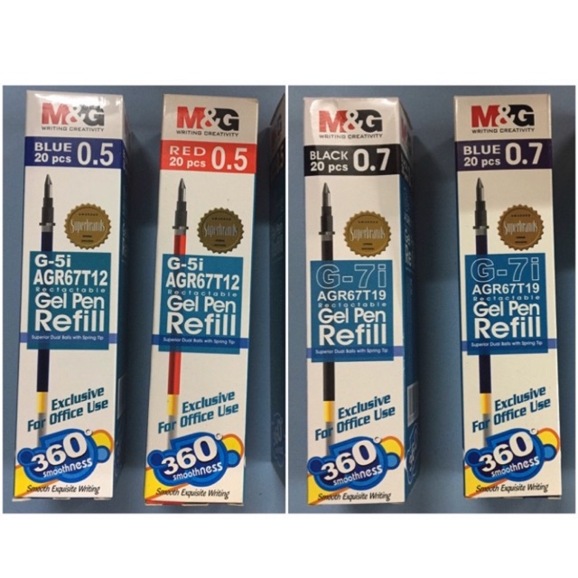 M&G Gel Pen refill AGR67T12/AGR67T19 | Shopee Malaysia