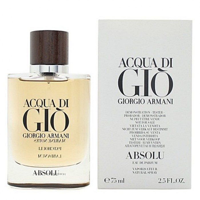 Giorgio armani acqua di hotsell gio absolu 75 ml