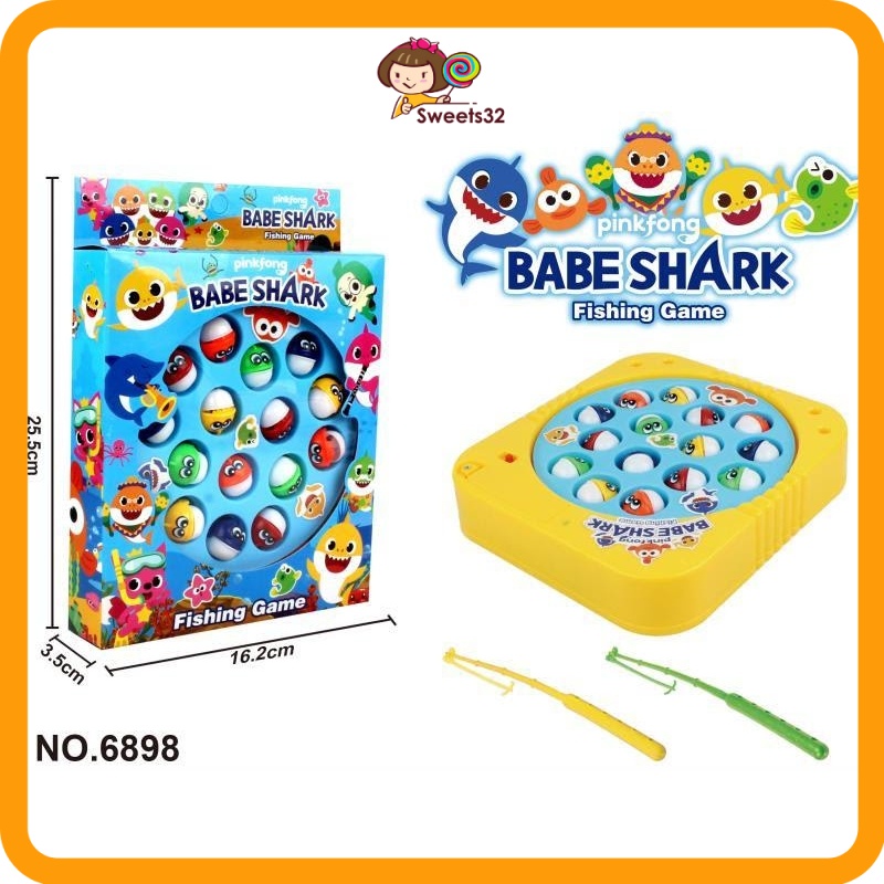 READY STOCK] Baby Shark Fishing Game Fun for Kids Family Best Gift