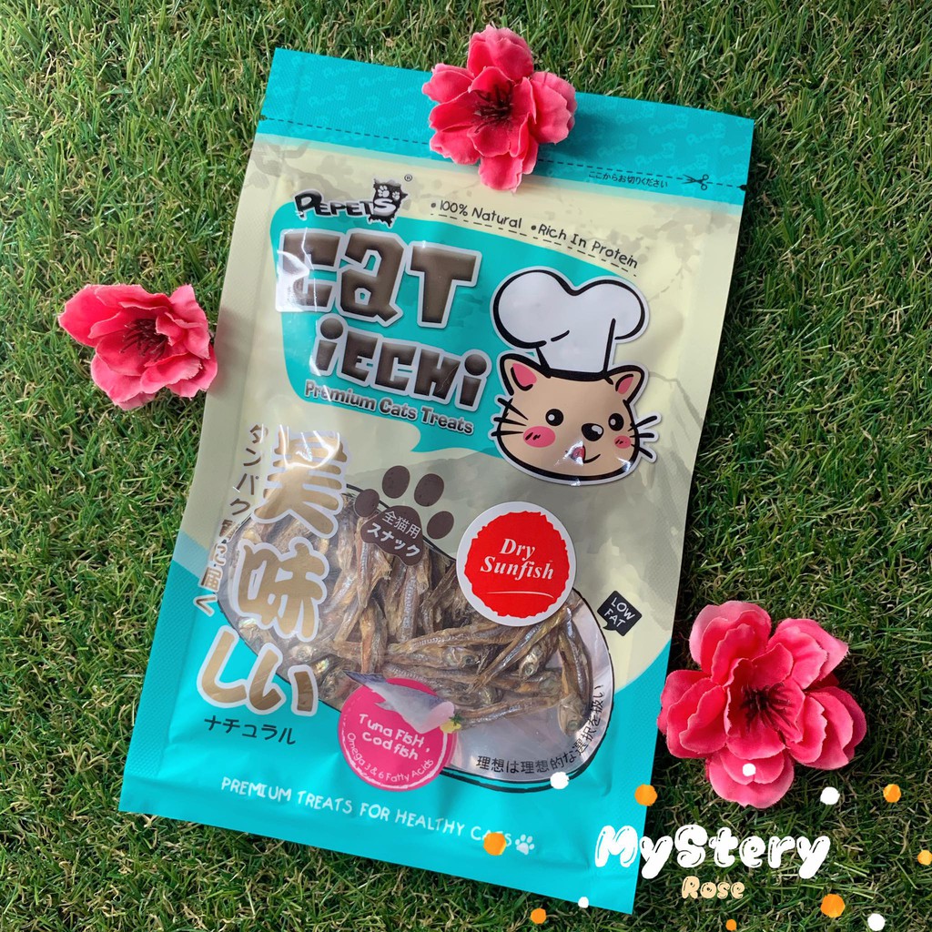 Pepets Catiechi Dry Sunfish Cat Snack 30g ( Expdate 08/2022 ) Shopee