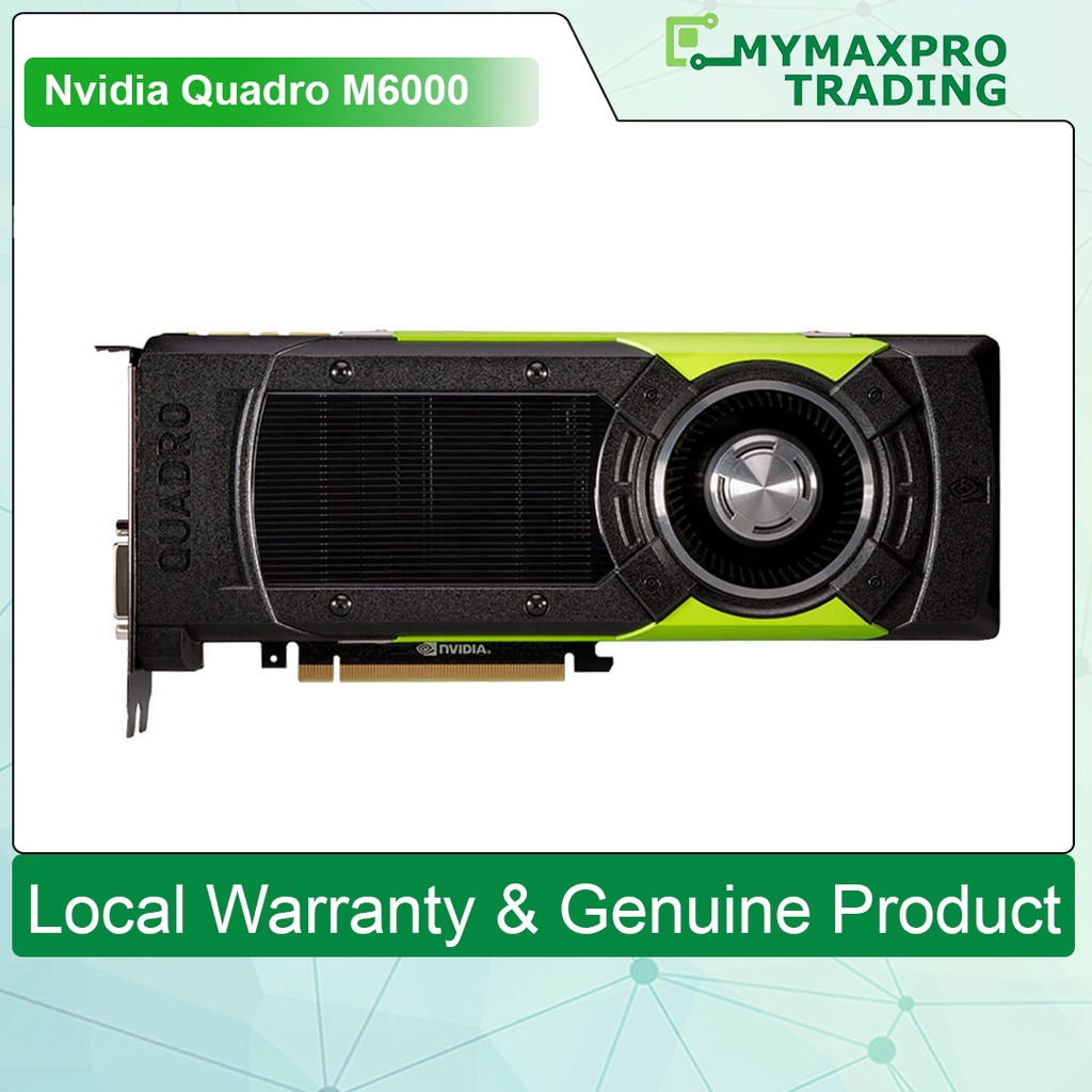 Nvidia Quadro M6000 12GB / 24GB GDDR5 384bit DVI Display