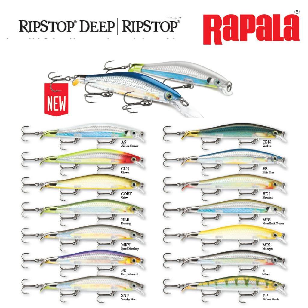 Rapala RipStop Deep // RPSD12 // 12cm 15g Fishing Lures (Choice of