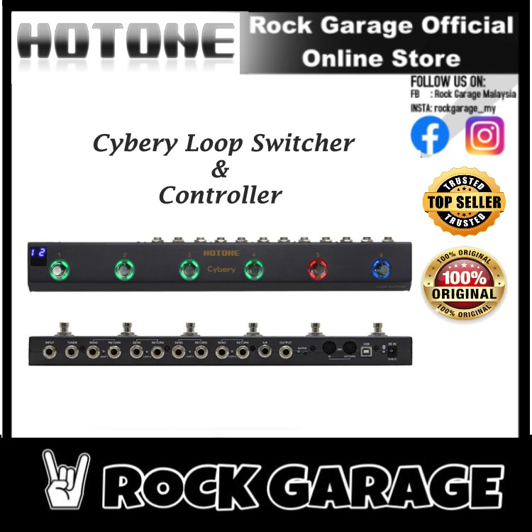 Hotone Cybery Loop Switcher & Controller Shopee Malaysia