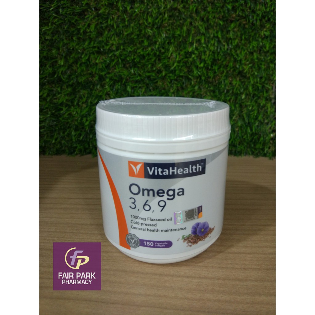 FPpharmacy Vitahealth Omega 3,6,9 150's (EXP 1/2022) Shopee Malaysia