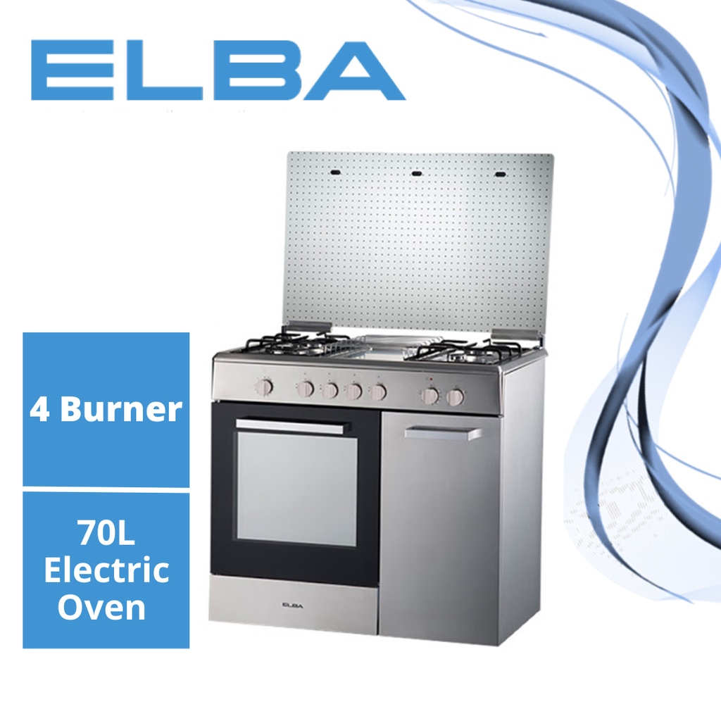 Elba Burner L Free Standing Gas Cooker Egc C E Ss Shopee Malaysia